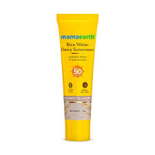 Mamaearth Rice Water Dewy Sunscreen 20G