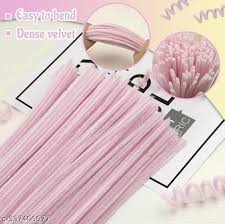 Chenille Stems Pipe Cleaners For Flower Making For Craft Projects And Decorations Light Pink 100Pcs