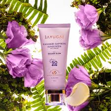 Ayuga Kashmiri Saffron Sunscreen With Jasmine Spf 50 50G