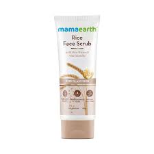 Mamaearth Rice Face Scrub With Rice Water Niacinamide For Glass Skin 100G