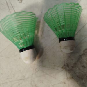 Green Color Nylon Shuttlecock Pack Of 2