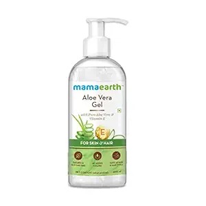 Mamaearth Aloe Vera Gel For Skin Hair With Pure Aloe Vera 300 Ml
