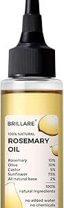 Brillare 10 Rosemary Hair Oil For Hair Growth With 10 Olive Oil 5 Castor Oil 595 Ml