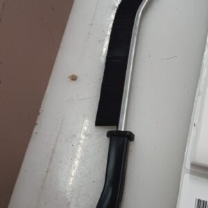 Hardbristled Crevice Cleaning Brush Gap Grout Brush For Kitchen Bathroom Bathtubs Plastic Handle Black