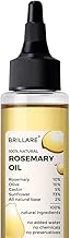 Brillare 10 Rosemary Hair Oil For Hair Growth With 10 Olive Oil Strengthens Hair In 4 Weeks