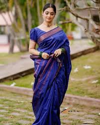 Women Saree Blue Color