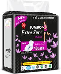 Jumbo Extra Sure Pads Size Xxl 40 Pads