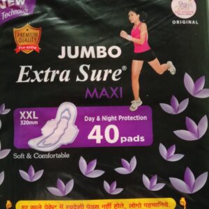 Jumbo Extra Sure Maxi Pads 40 Size Xxl