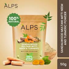 Alps Goodness Sandalwoodmultani Mittineem Turmeric Powder 50 Gm