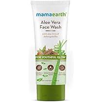 Mamaearth Aloe Vera Face Wash With Aloe Vera Ashwagandha For A Youthful Glow 100Ml