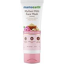 Mamaearth Multani Mitti Face Wash With Multani Mitti Rose 100G