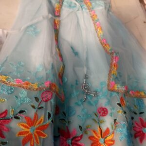 Sky Blue Colour Frock For Kids Girl Size 26