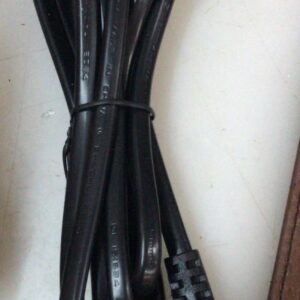 Power Cord 1.3 M 2 Pin Power Cable Black 1Pc