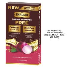 Enauniq Onion Hair Oil Plus Shampoo Free 200Ml