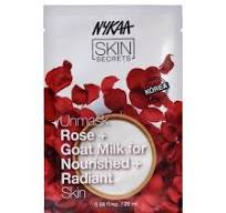 Nykaa Skin Secrets Sheet Mask Rose And Goat Milk 20Ml