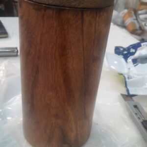 Wooden Box Container With Lid 700Ml Brown