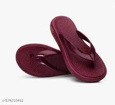 Brown Color Women Daily Wear Slipper Size 6