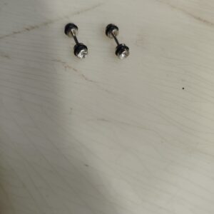White And Black Stud For Men