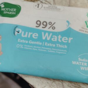 Mother Sparsh 99 Percent Pure Water 5 Baby Wipes