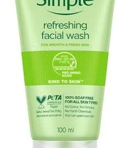 Simple Kind To Skin Refreshing Facial Wash 100 Ml
