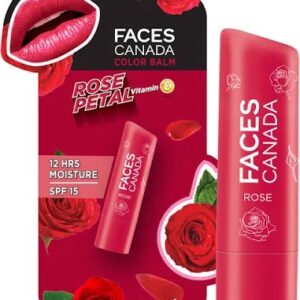 Faces Canada Color Lip Balm Rose Petal 4.5 Gm Slikk 03