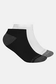 Socks For Men Colour Black White Pack Of 2