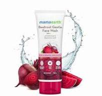Mamaearth Beetroot Gentle Face Washhyaluronic Acid For Hydrated Pink Glow 100Ml