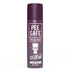 Pee Safe Toilet Seat Sanitizer Spray Lavender 75Ml