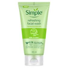 Simple Kind To Skin Refreshing Facial Wash 100Ml