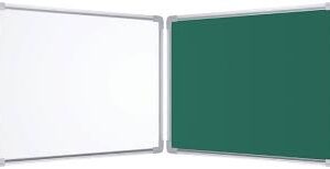 Double Sided Whiteboard Small Green And White 22X11Cm