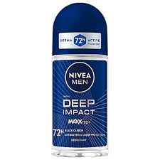 Nivea Men Deep Impact Freshness Deodorant Roll On Black Carbon 50 Ml