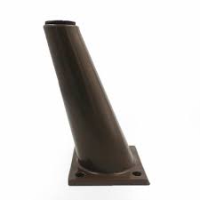 Brown Fancy 6 Inch Tapered Abs Sofa Leg 5 Pcs