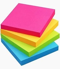 Multicolour Sticky Notes 100 Sheets