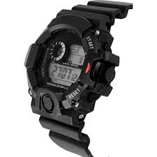 C Shock Kids Boys Men Sport Digital Watch Black