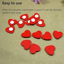 Mini Red Heart Plastic For Decoration Pack Of 10