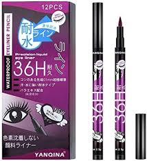 Ads Waterproof Eyeliner Pencil 12Pcs