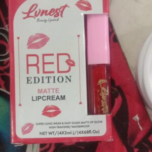 Lpunest Red Edition Matte Lip Cream 2Ml Pack Of 4