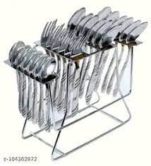 Stainless Steel Tea Spoon Rack For Kitchen