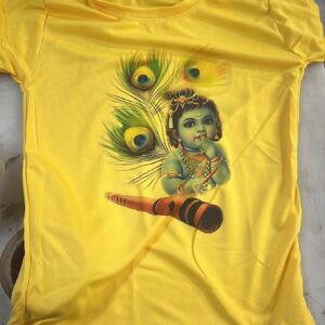 Yellow T Shirt For Kids Size 32