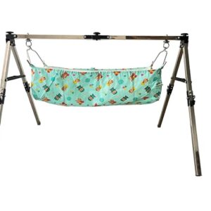 Baby Boy S And Girl S Portable Nri Folding Swing Baby Cradle Ghodiyu Net Square Steel
