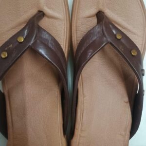 Brown Color Women Slippers Size 5