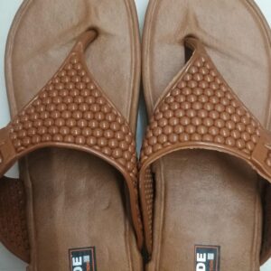 Brown Color Women Slippers Size 6