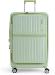 American Tourister Medium Check In Suitcase 8 Wheels Trento Green Color Ean No 8901836255072