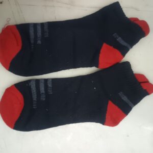 Mens Multicolor Short Sock