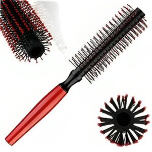 Red Hair Roller Brush