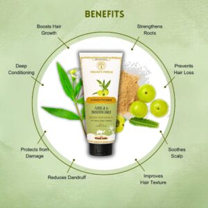 Vagad S Herbal Amla And Bhringraj Conditioner With Aloe Vera Boosts Hair Growth 100Ml