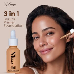Ny Bae 3 In 1 Serum Foundation Warm Cashew 03 30 Ml