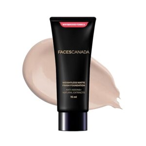 Faces Canada Weightless Matte Finish Foundation Natural 02 15 Ml
