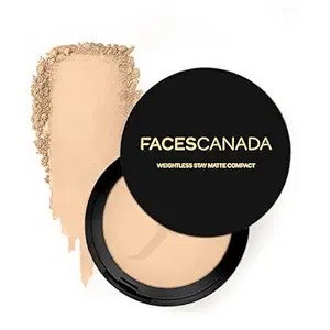 Facescanada Weightless Stay Matte Finish Compact Powder Natural 9Gm