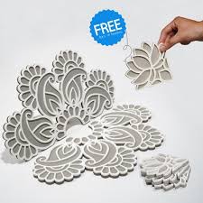 Island Rangoli Mukund 22 Inhes Crochet Series Floatable Rangoli